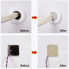 5pcs Wall Hole Sealant Sewer Pipe Waterproof Sealing Solid Glue