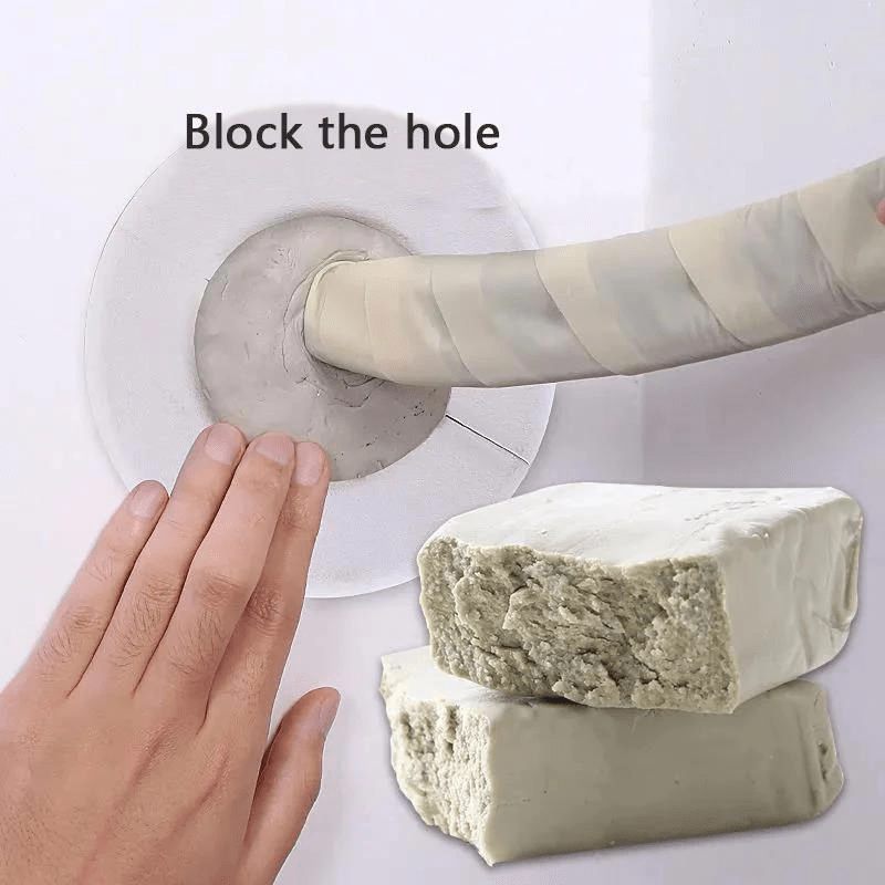 5pcs Wall Hole Sealant Sewer Pipe Waterproof Sealing Solid Glue