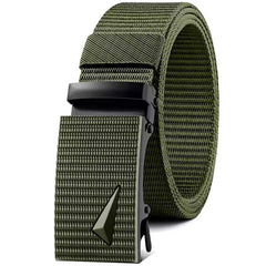 Men Automatic Buckle Nylon Army Tactical Belt Military Waist Canvas Belts