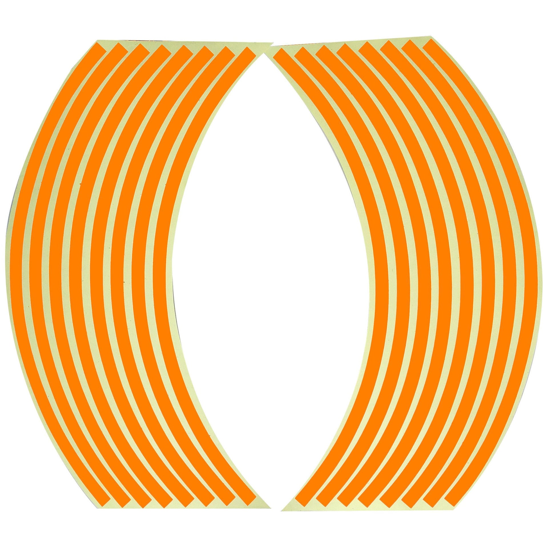 16pcs Reflective Rim Stickers Night Safety Wheel Tire Decals