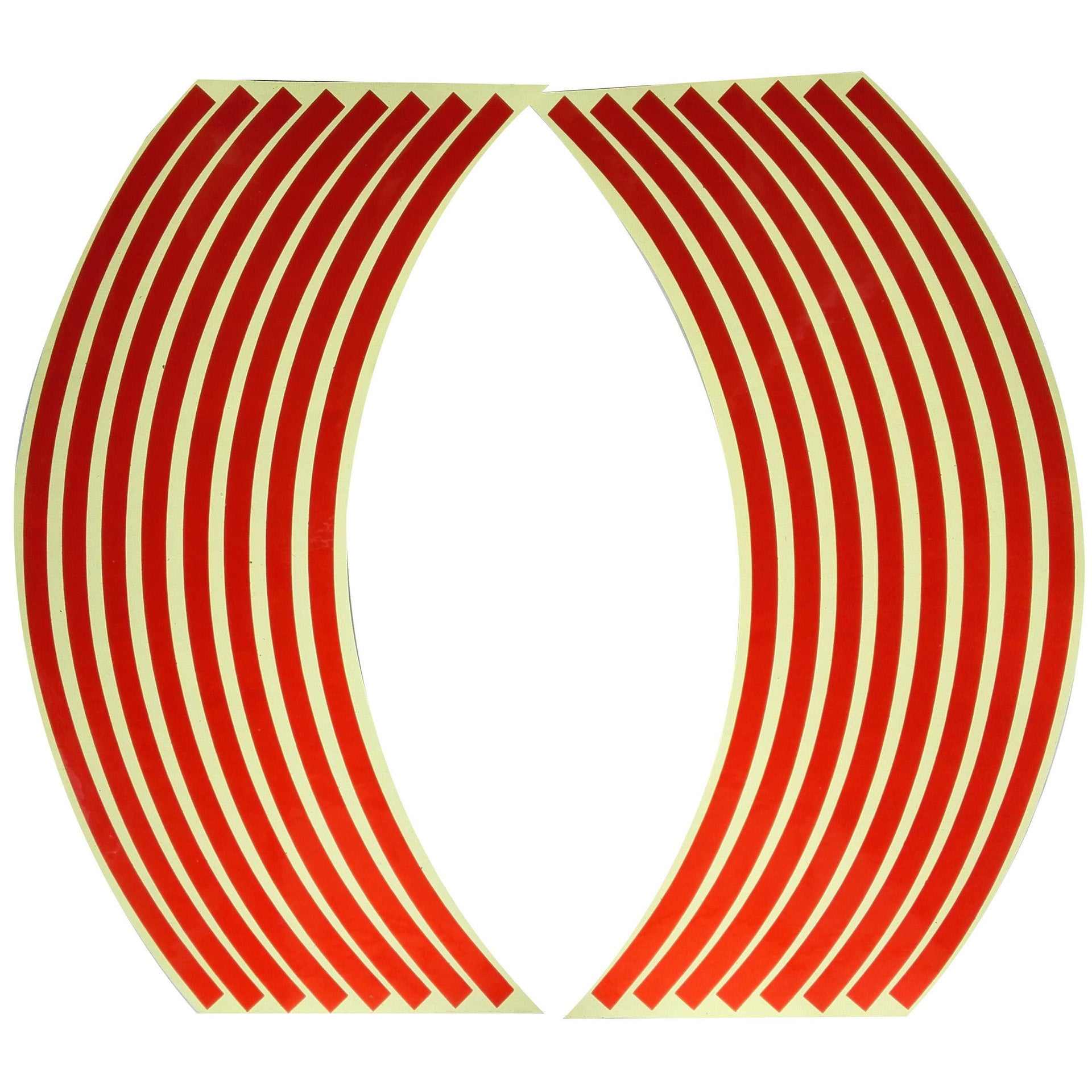 16pcs Reflective Rim Stickers Night Safety Wheel Tire Decals