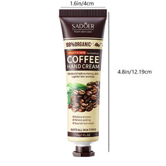 3pcs Coffee Hand Cream Moisturizing for Dry Hands