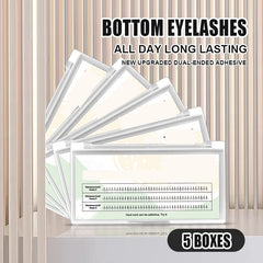 5 Boxes Lower False Eyelashes 5mm Lightweight Soft DIY Eyelash Extension