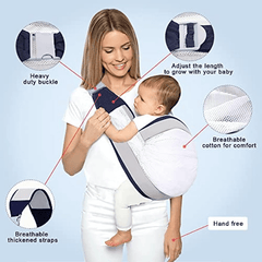 Adjustable Baby Sling Carrier 3D Mesh Easy Wear