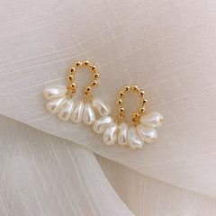 Baroque Pearl Earrings Add Feminine Charm