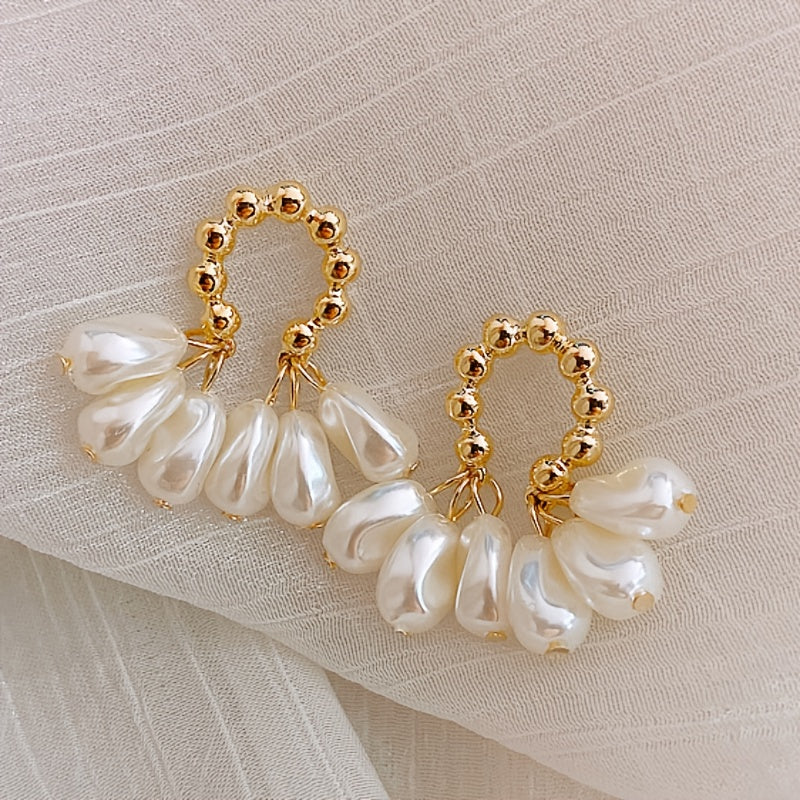 Baroque Pearl Earrings Add Feminine Charm