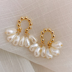 Baroque Pearl Earrings Add Feminine Charm