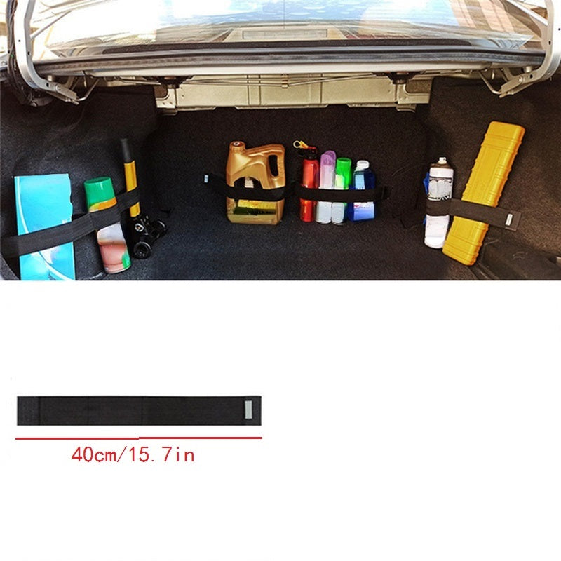 Car Trunk Organizer Elastic Fixing Belt Storage Bag Tapes