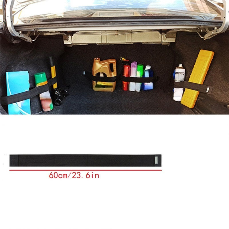 Car Trunk Organizer Elastic Fixing Belt Storage Bag Tapes