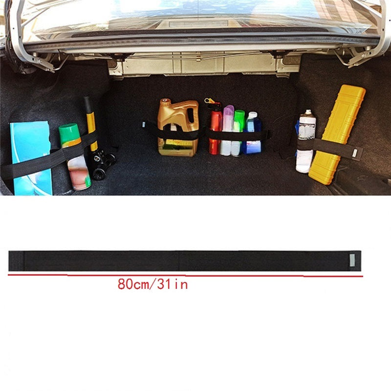 Car Trunk Organizer Elastic Fixing Belt Storage Bag Tapes