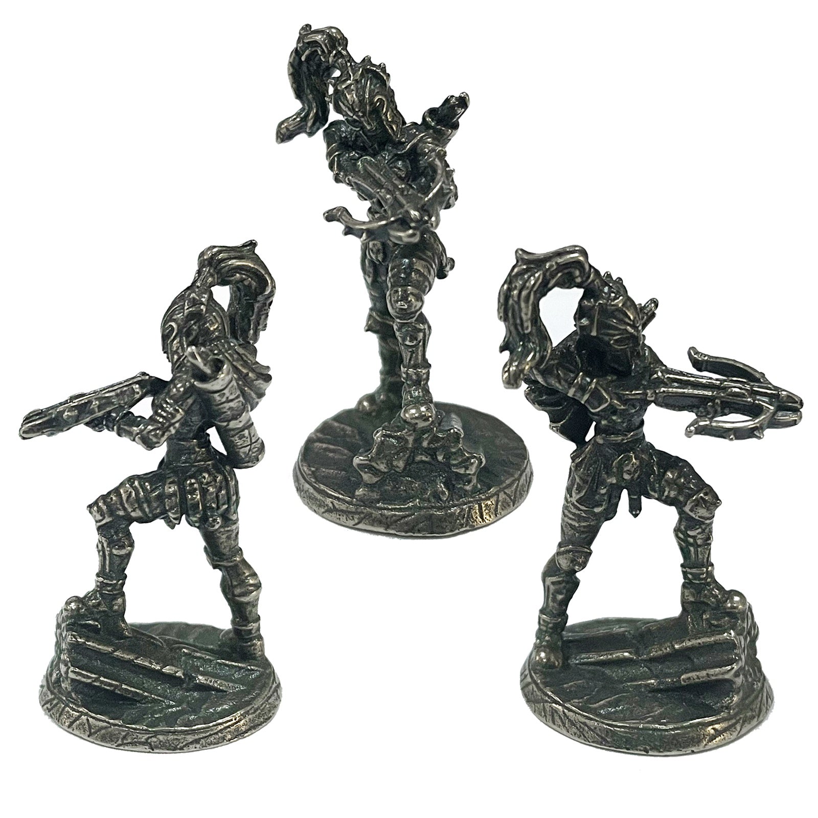 Copper Metal Warrior Arab Knight Soldier Figurines - Boy Gift