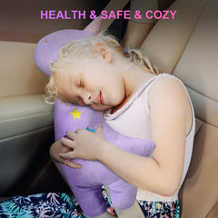 Unicorn Car Seat Belt Pillow for Comfort & Safety