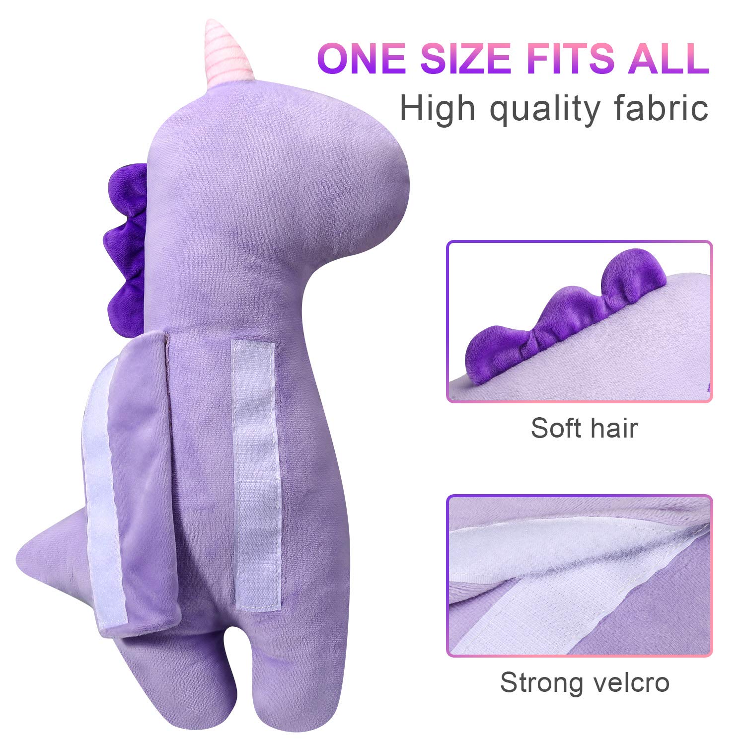 Unicorn Car Seat Belt Pillow for Comfort & Safety