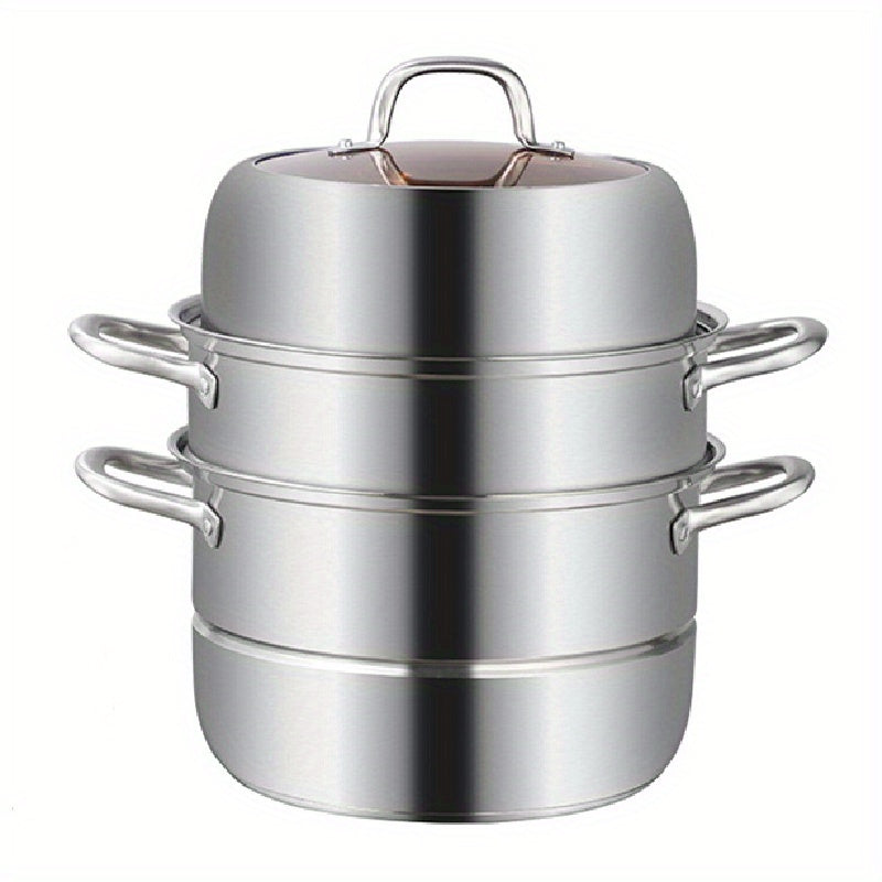 Stainless Steel 2 3 Tier Steamer Pot 30cm Kitchen Utensils Gadgets Accessories