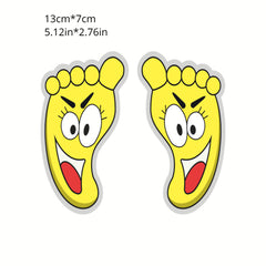 Small Footprint Bathroom Floor Stickers Cartoon Kindergarten Decoration