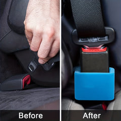 1pc Silicone Car Seat Belt Buckle Holder for Kids Safety