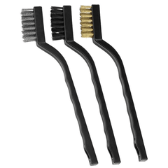 3pcs Steel Wire Brush Aquarium Cleaner Set