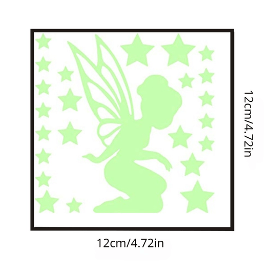 Nightglow Fairy Wall Decal Adds Magical Sparkle to Your Room