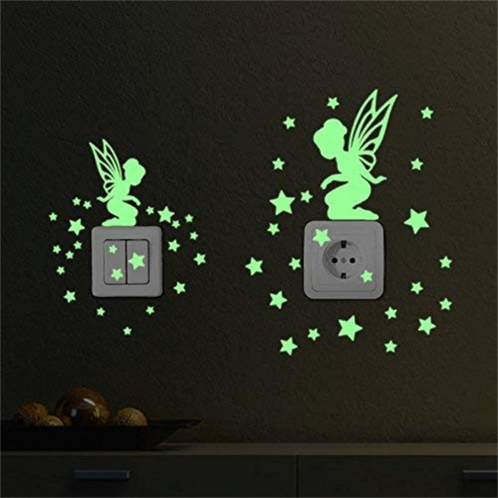 Nightglow Fairy Wall Decal Adds Magical Sparkle to Your Room