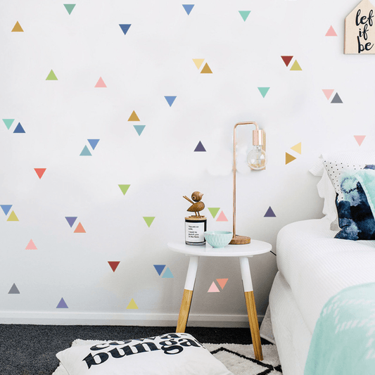 Kids Bedroom Triangle Wall Stickers