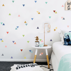 Kids Bedroom Triangle Wall Stickers