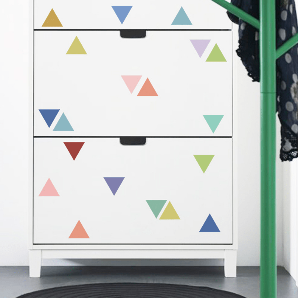 Kids Bedroom Triangle Wall Stickers