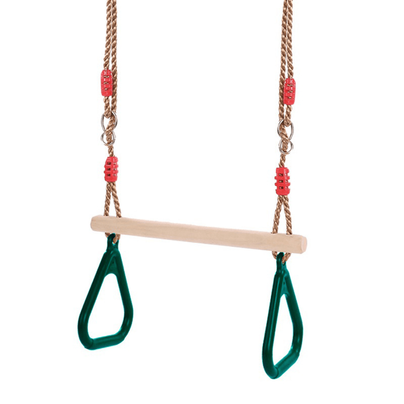 Wood Rod Injection Molding Handshake Hanging Ring Children's Swing