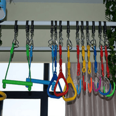 Wood Rod Injection Molding Handshake Hanging Ring Children's Swing