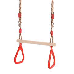 Wood Rod Injection Molding Handshake Hanging Ring Children's Swing