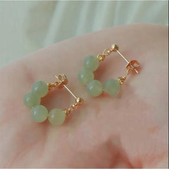Gentle Temperament Ear Clip Chinese Style Earrings