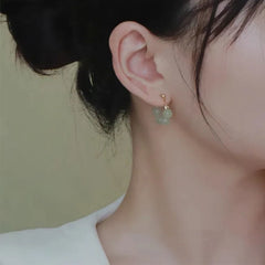Gentle Temperament Ear Clip Chinese Style Earrings