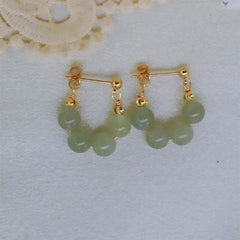 Gentle Temperament Ear Clip Chinese Style Earrings