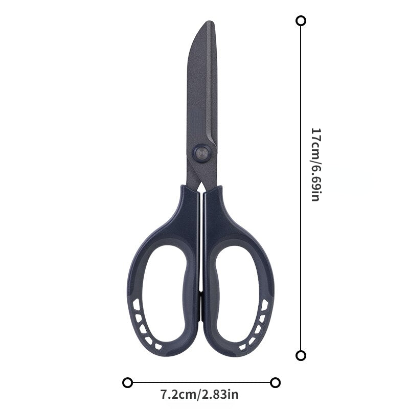 170mm Teflon Scissors Self adhesive Stainless Steel Tailor Scissors