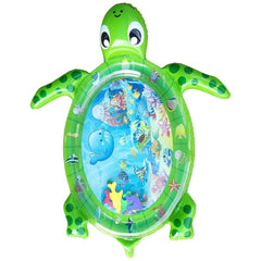 Turtle Inflatable Water Mat Baby Play Center Fun Activity