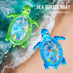 Turtle Inflatable Water Mat Baby Play Center Fun Activity