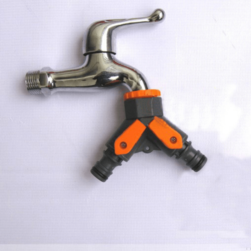 Gardening Water Pipe Joint Three-way Conversion Y-shaped Plastic With Switch