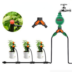 Gardening Water Pipe Joint Three-way Conversion Y-shaped Plastic With Switch