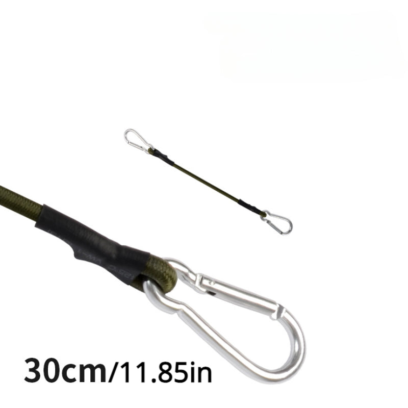 Elastic Rope Hook for Camping with Ground Nail Attachment