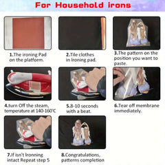 Lion Silhouette Clothing Patch Heat Transfer Sticker