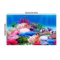 Double Sided Aquarium Background Stickers - Enhance Fish Tank Decor