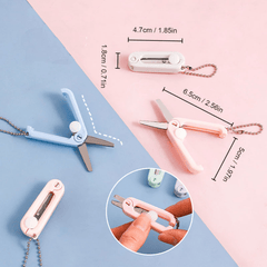 Mini Retractable Folding Scissors Multifunctional Small Scissors