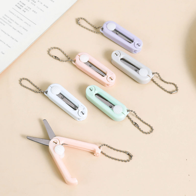 Mini Retractable Folding Scissors Multifunctional Small Scissors