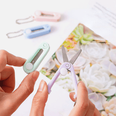 Mini Retractable Folding Scissors Multifunctional Small Scissors
