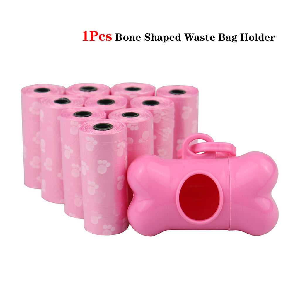 6pcs Portable Dog Poop Bags with Holder - Leak Proof