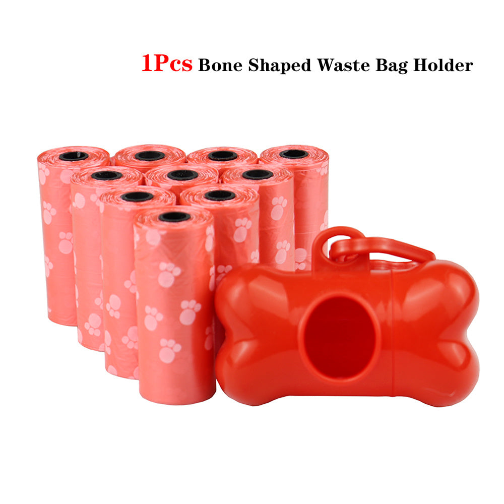 6pcs Portable Dog Poop Bags with Holder - Leak Proof