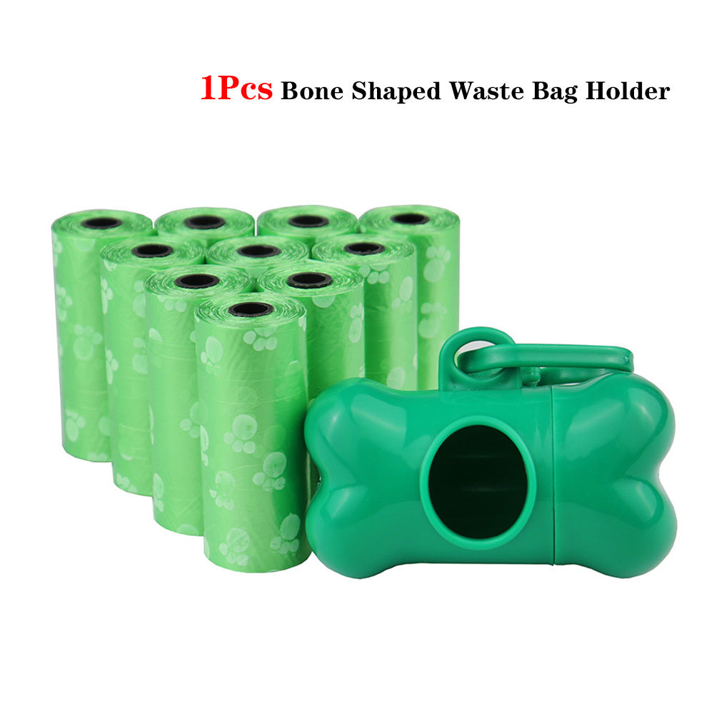 6pcs Portable Dog Poop Bags with Holder - Leak Proof