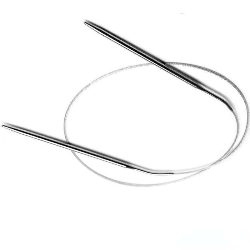 11pcs Stainless Circular Knitting Needles Crochet Weaving Pins