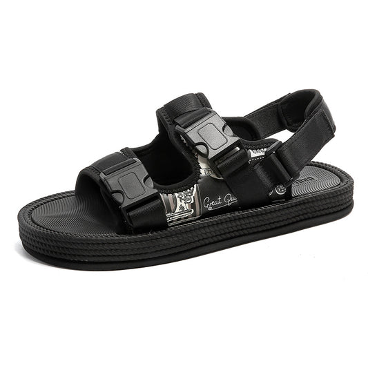 Men's Buckle Sandals Non Slip Open Toe Shoes