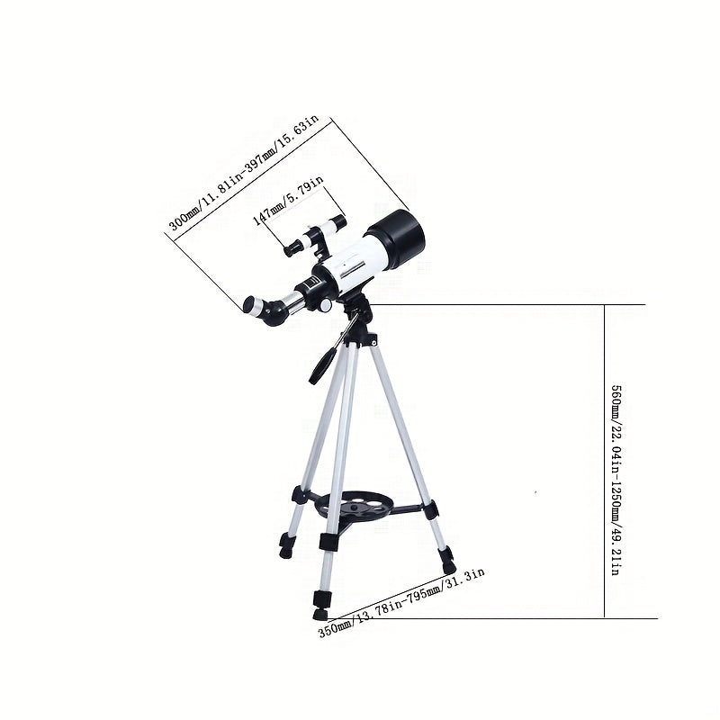 High Definition Astronomical Telescope 120X with Stand