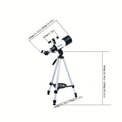 High Definition Astronomical Telescope 120X with Stand